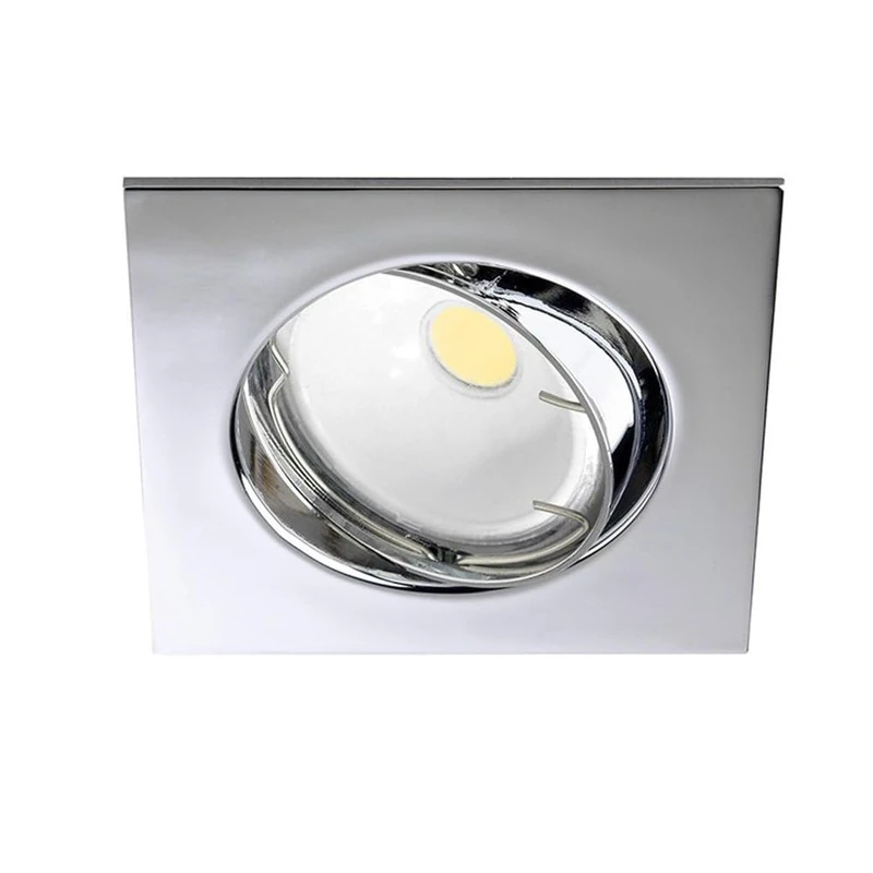 CristalRecord Recessed Ceiling Light, Chrome - Image 1