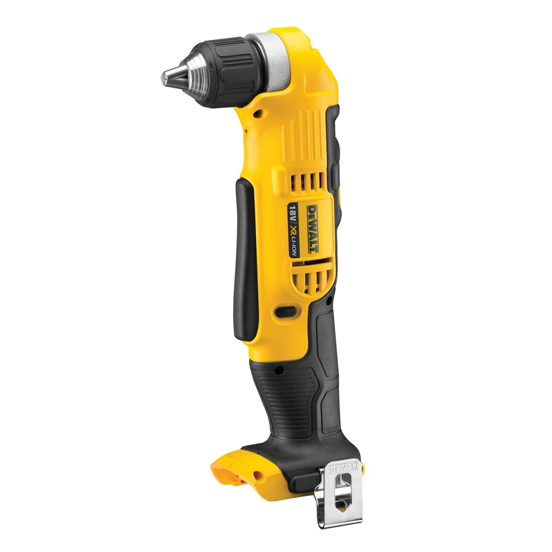 DeWalt Akku-Winkelbohrmaschine (18 Volt, für Bohrarbeiten an sehr verwinkelten Stellen, zwei-Gang-Getriebe, inkl. Zubehör und TSTAK Box II, Lieferung ohne Akku und Ladegerät) DCD740NT