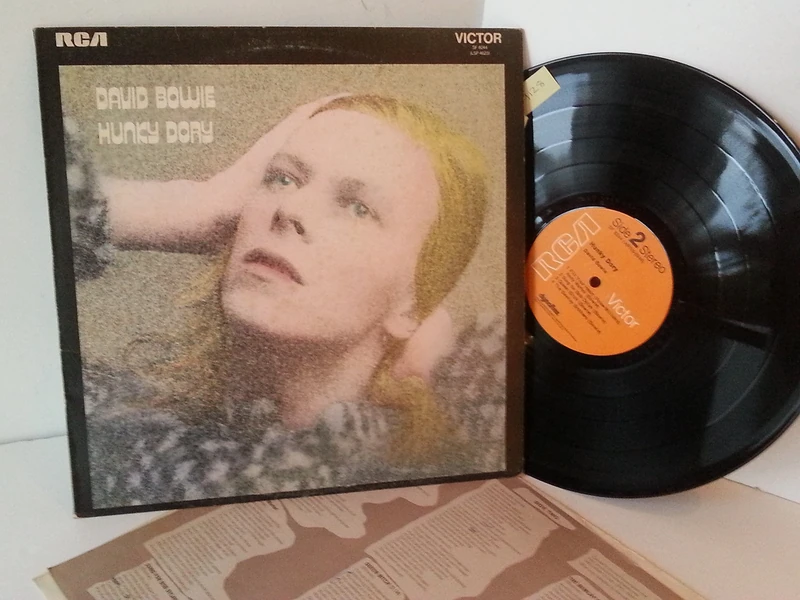 Rca Victor David Bowie Hunky Dory Vinyl Record - SF 8244 - Image 1
