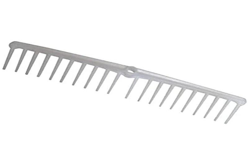 Grass rake Made of Plastic. Length 63 cm. Without Handle.