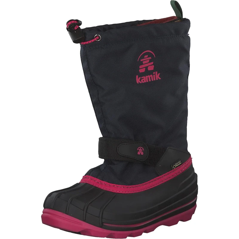Kamik Boy's Girls Waterbug8g Winter Boots, Navy Rose Marine Rose Nro, 12.5 UK Child