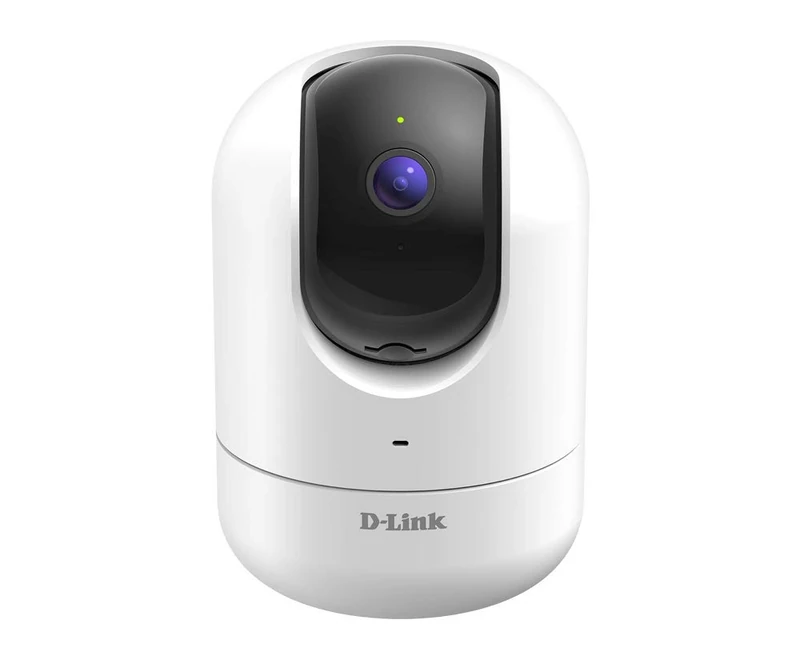 D-Link DCS-8526LH/B Compact 2K QHD Pan & Tilt Wi-Fi Camera, 1440p, Motorised, Night Vision, Cloud/SD Recording, AI-Based Person/Sound Detection, 2-Way Audio