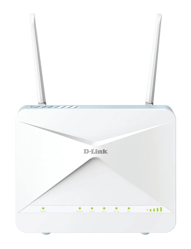 D-Link G415 Eagle PRO AI AX1500 4G Smart Router (4G LTE Cat 4 Download up to 150 Mbps, Wi-Fi 6, AI Wi-Fi/Traffic Optimiser, Gigabit Ports, WPA3, Wi-Fi Mesh Support, without Simlock)