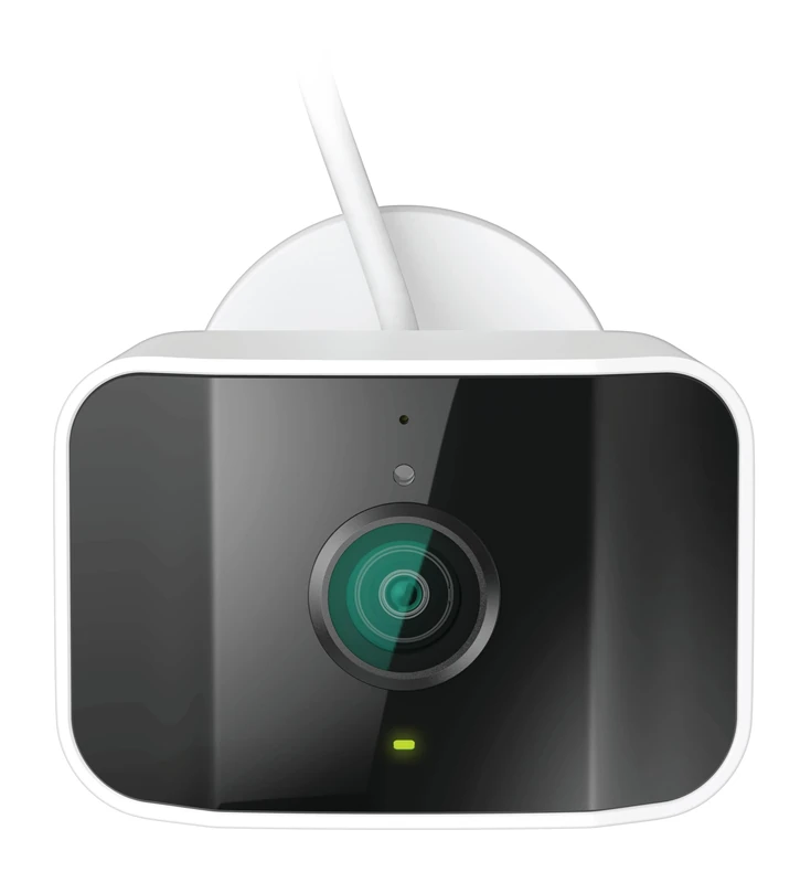 D-Link DCS-8620LH/B mydlink 2K QHD Outdoor Wi-Fi Camera with 1440p, Colour Night Vision, Cloud/SD Recording, AI-Based Person/Vehicle/Glass Break Detection, 90 dB Siren, IP65, Dual-Band Wi-Fi