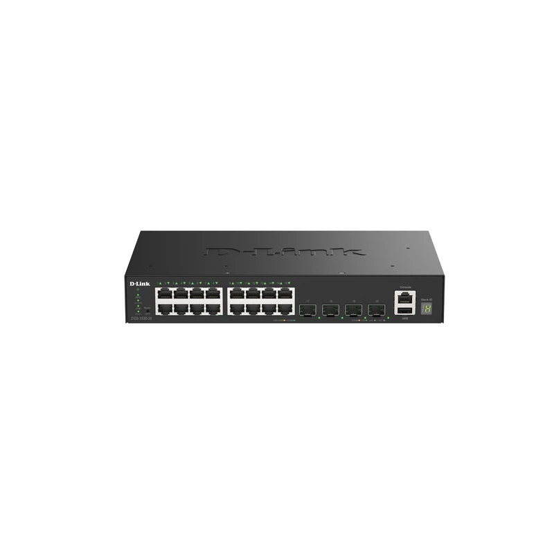 D-Link DGS-1530-28 28-Port Gigabit Stackable Smart Managed Switch with 4 x 10G SFP+ Ports