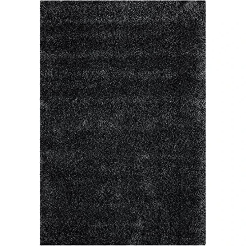 Safavieh Shaggy Indoor Woven Rectangle Area Rug, Vancouver Shag Collection, SGV872, in Grey, 160 X 229 cm for Living Room, Bedroom or Any Indoor Space