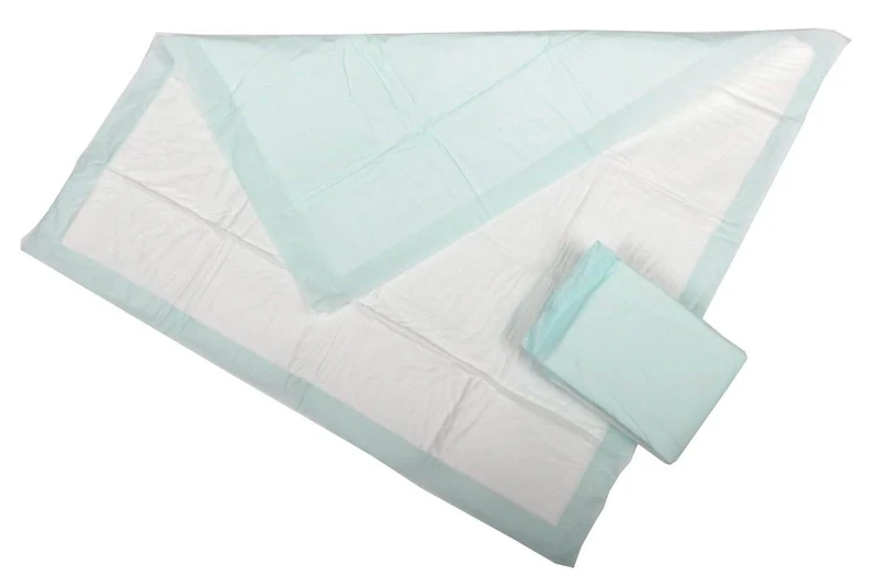 Medline Heavy Absorbency 23" x 36" Fluff and Polymer Disposable Underpads, 150 Per Case, Great for Protecting Beds, Furniture, Surfaces