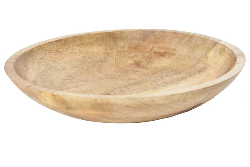 Mazali Bowl, Mango Wood, Wood, Multi-Colour, 40 x 7 cm