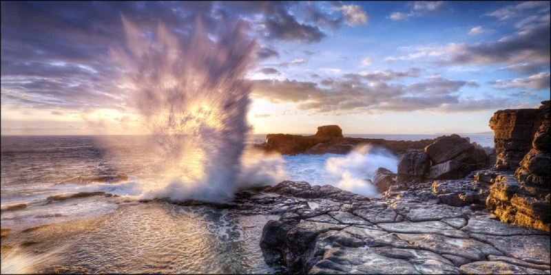 Pro-Art g1550g Giclee Wall Picture 'Elemental Force' 100 x 50 cm, multicoloured, 120 x 60 cm - Image 1