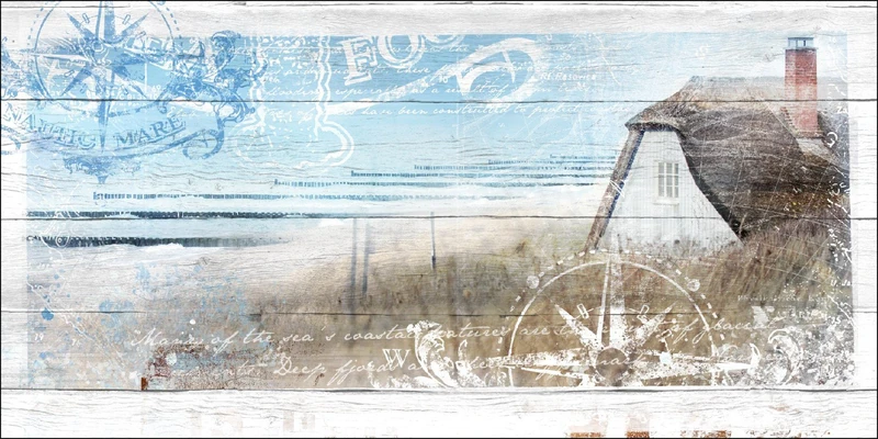 Pro-ART g1223g Mural Giclée 'Nordic Living VI' 100 x 50 cm, multicoloured, 120 x 60 cm - Image 1
