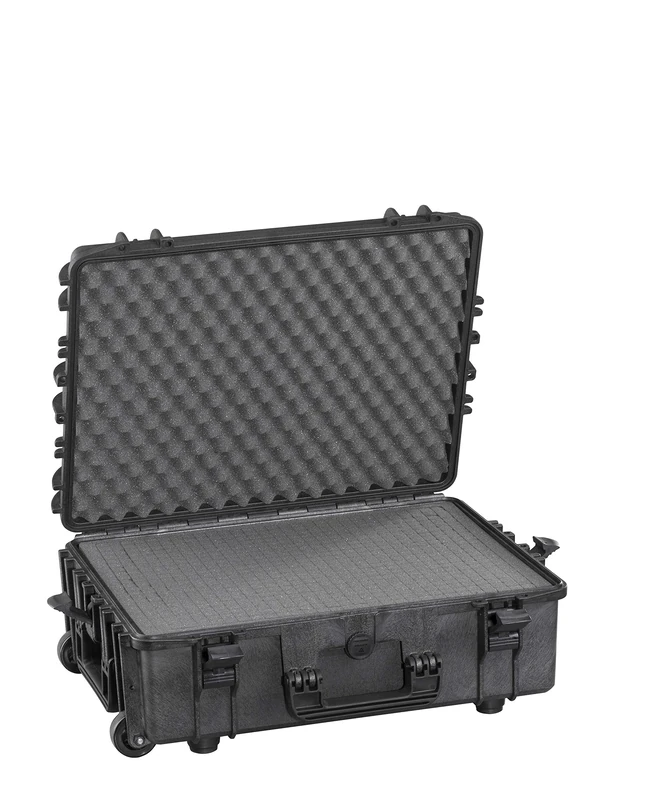 Max MAX540H190STR IP67 Rated Waterproof Durable Watertight Equipment Photography with Hard Carry Pull Handle Plastic Transit Case/Pick and Pluck Foam/Flight Case Tool Box