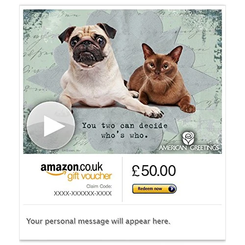 Amazon.co.uk eGift Card -Happy Anniversary - Better Half -Email - animation