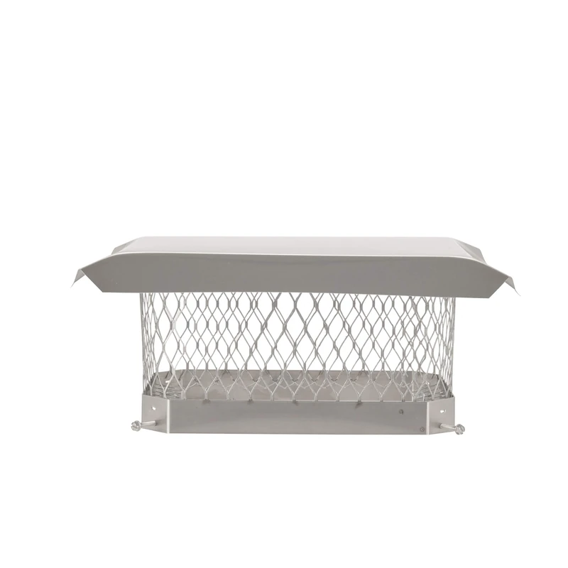 Shelter SCSS913 Stainless Steel Chimney Cap, Fits Outside Tile, 9" x 13"