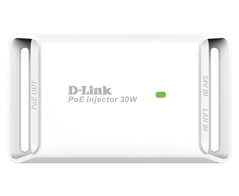D-Link DPE-301GI 1-Port Gigabit 30 W PoE Injector , White