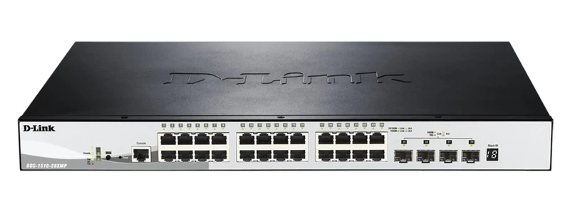 D-Link DGS-1510-28XMP 28-port Managed Network Switch