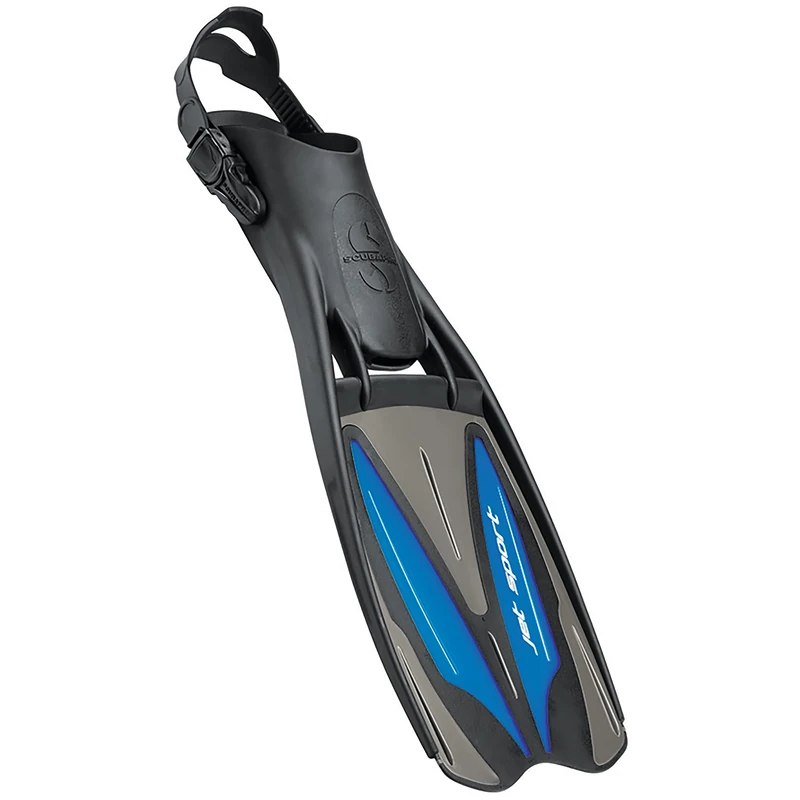 Scubapro Jet Sport Adjustable Fins- Black/Gray/Blue XL