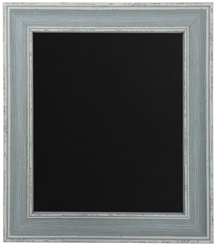 FRAMES BY POST AP-4620 Distressed Blue Photo Frame with Black Backing Board 50 x 23 cm