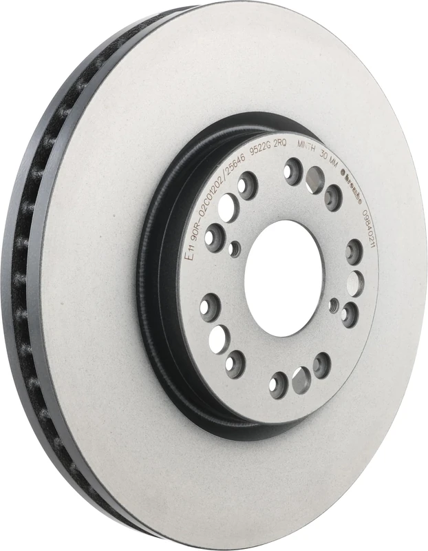 Brembo 08.N123.11 Rear UV Coated Brake Disc - Set of 2
