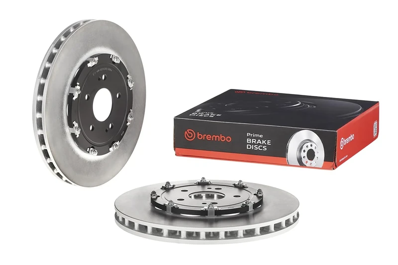 Brembo 09.A193.13 Front Composite / Floating, UV Coated Brake Disc - Single Piece