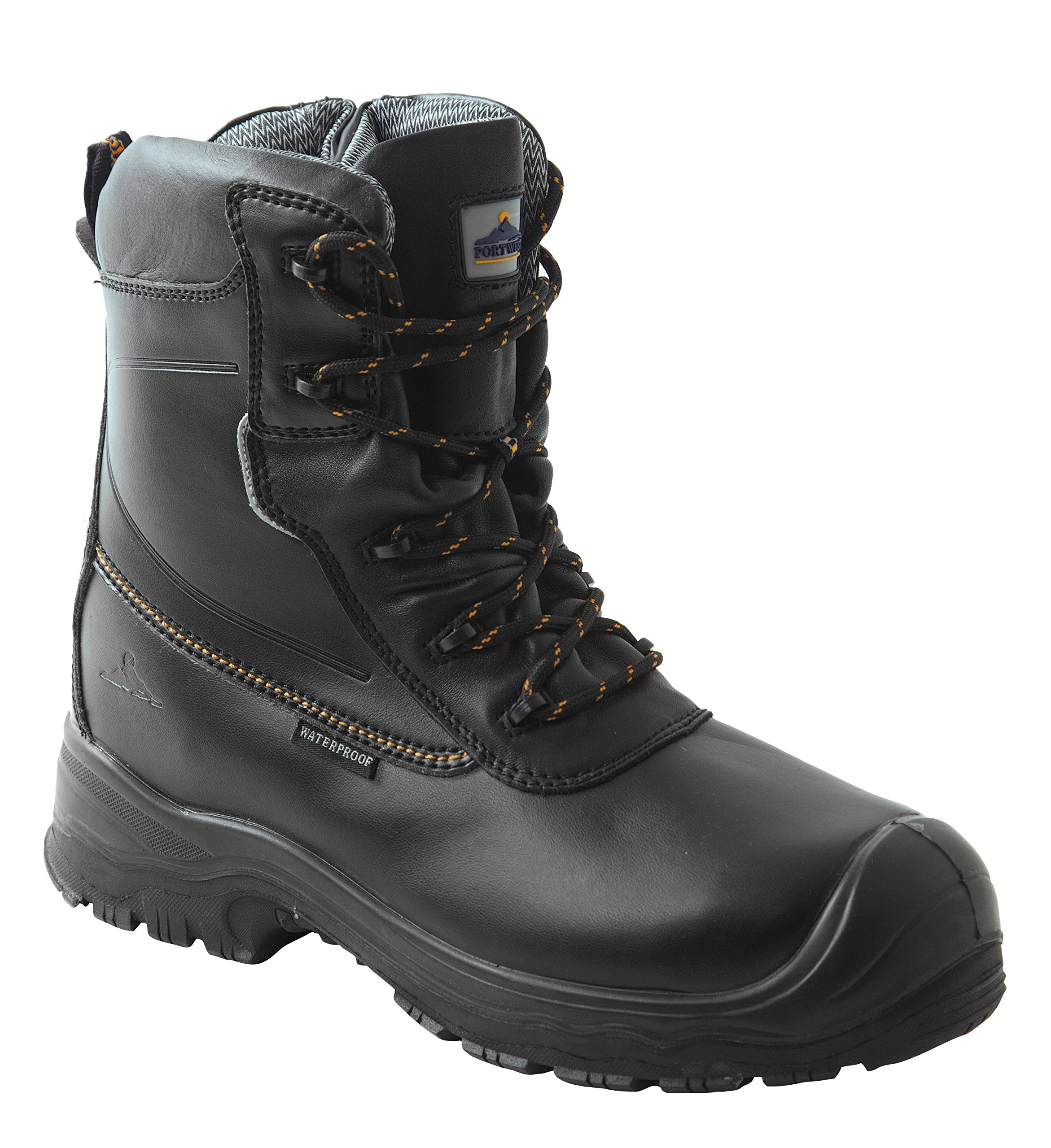 Portwest Portwest Compositelite Traction 7 inch (18cm) Safety Boot S3 HRO CI WR, Size: 43, Colour: Black, FD02BKR43