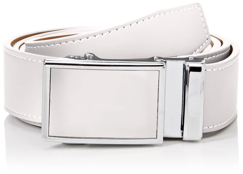 Nexbelt Go-In Leather Golfer's Belt - White - Image 1