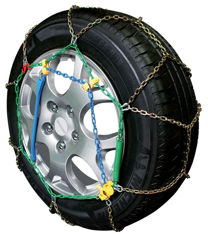 Cora 000142109 Snow Chains for Car Grip Tech, 9 mm, Group 9, Set of 2