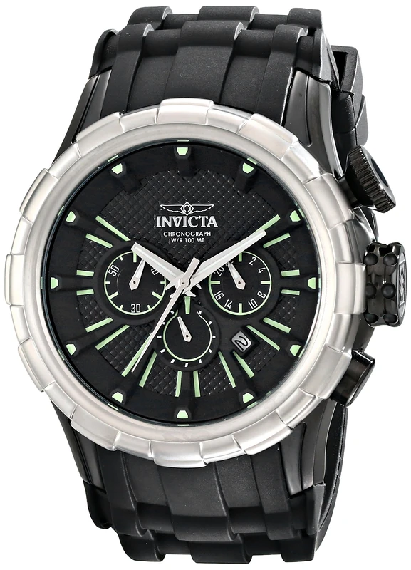 INVICTA Men's Chronograph Quartz Watch with Silicone Strap 16975