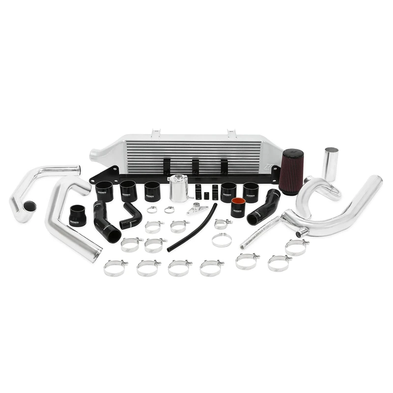 Mishimoto MMINT-WRX-01AISL Front-Mount Intercooler Kit & Intake Compatible With Subaru WRX/STI 2001-2007 Silver