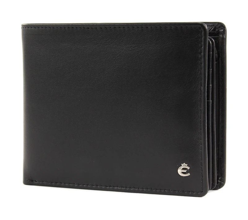 Esquire Wallet 22434900 Black 00 12.5 x 9 cm Hombre, Black 00, 12.5 x 9 cm, Casual