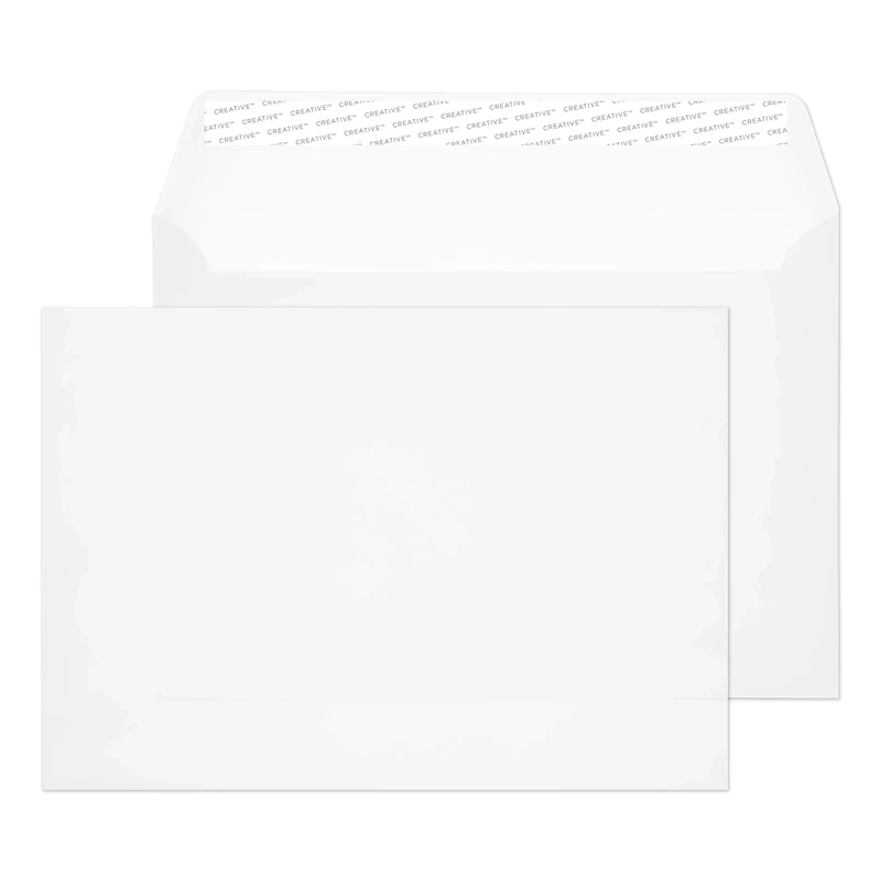 Blake Envelopes Creative Senses ICE615 Briefumschläge Transparente Haftklebung Transluzentes Weiß C5 162 x 229 mm 90g/m² | 250 Stück