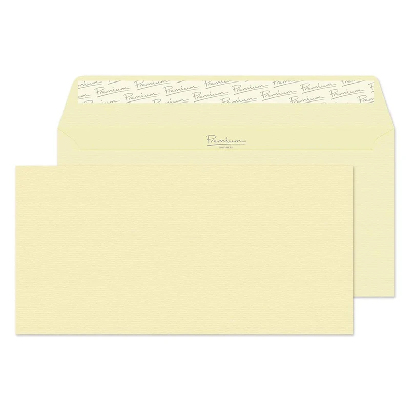Blake Envelopes Premium Business 95882 Briefumschläge Haftklebung Vellum Gerippt DL 110 x 220 mm - 120g/m² | 500 Stück