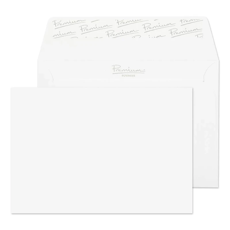 Blake Business C6 114 x 162 mm 120 gsm Peel & Seal Wallet Envelopes (91880) Diamond White Laid - Pack of 500