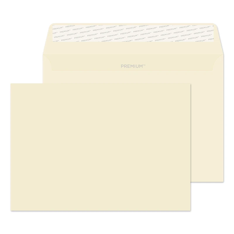 Blake Business C5 162 x 229 mm 120 gsm Peel & Seal Wallet Envelopes (61707) Cream Wove - Pack of 500