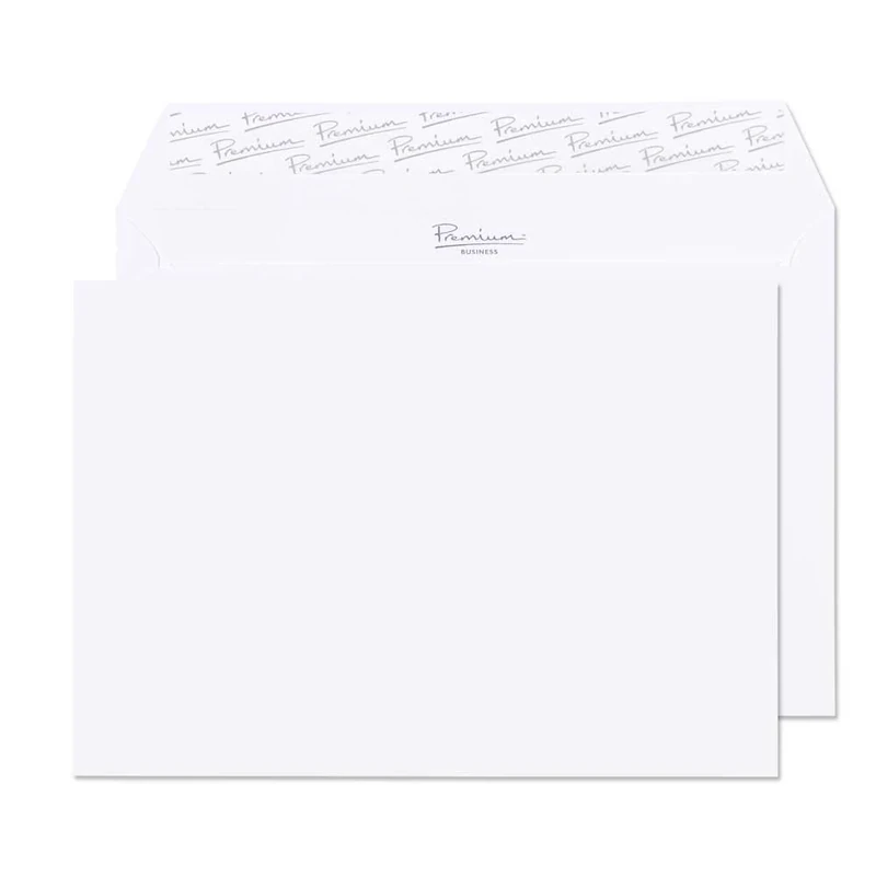 Blake Business C5 162 x 229 mm 120 gsm Peel & Seal Wallet Envelopes (37707) Brilliant White Wove - Pack of 500