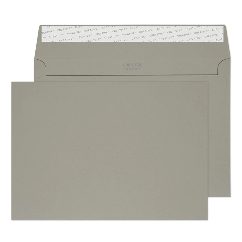 Blake Creative Colour C5 162 x 229 mm 120 gsm Peel & Seal Wallet Envelopes (325) Storm Grey - Pack of 500