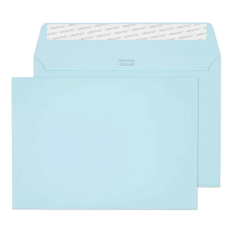 Blake Creative Colour C5 162 x 229 mm 120 gsm Peel & Seal Wallet Envelopes (318) Cotton Blue - Pack of 500