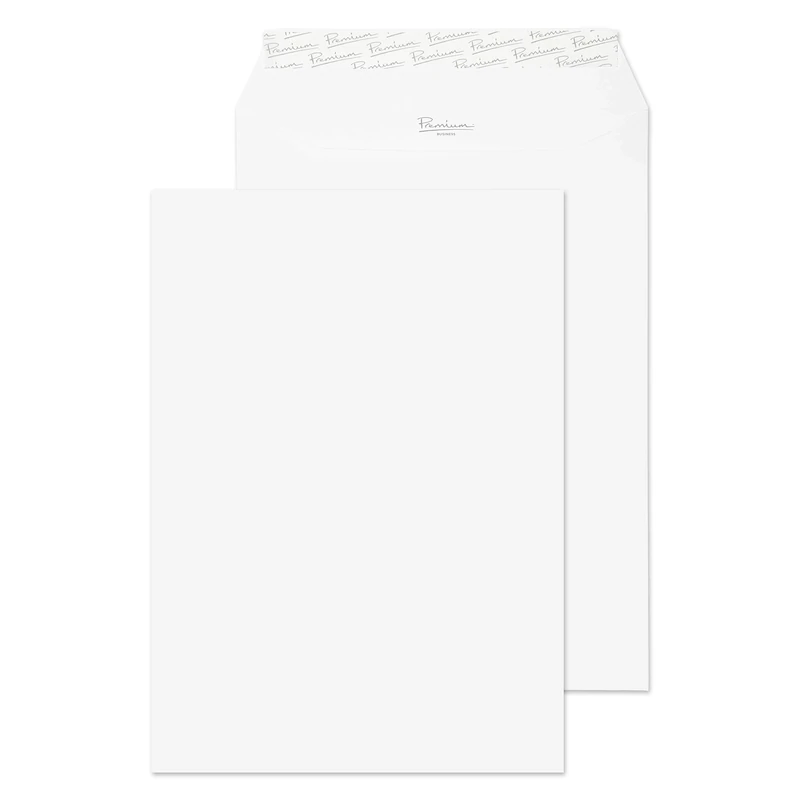 Blake Business C4 324 x 229 mm 120 gsm Peel & Seal Pocket Envelopes (31891) Ice White Wove - Pack of 250