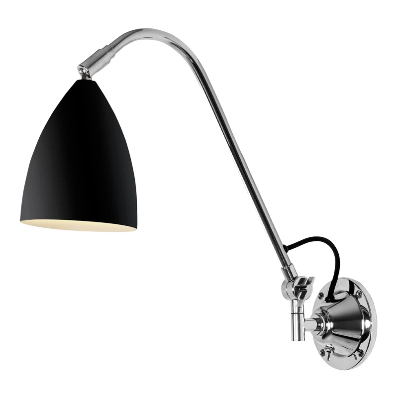 Astro Joel Grande Wall Light - Matt Black E27 Reading Lamp