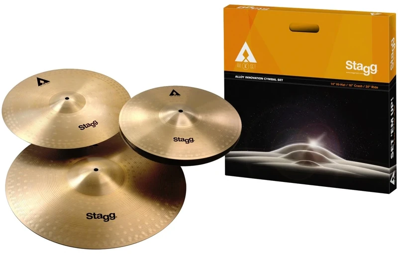 Stagg AXK SET Copper Steel Alloy Cymbal Set