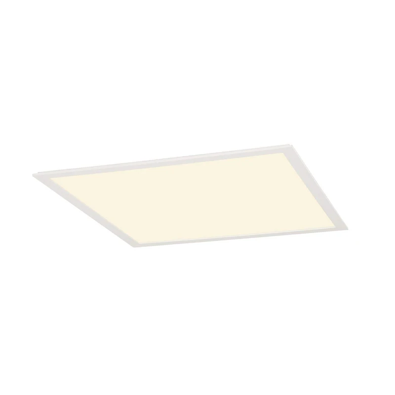 SLV LED Panel Ceiling recessed Light, White, 230V, 3000K, 595x595mm, Acryl - Image 1