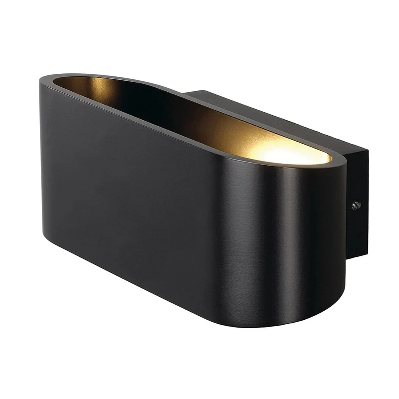 SLV OSSA 180 / Internal Illumination, Surface, Wall-Mounted Light, Ceiling spot / R7s 78mm 100W Black, Aluminium, 100 W 151450