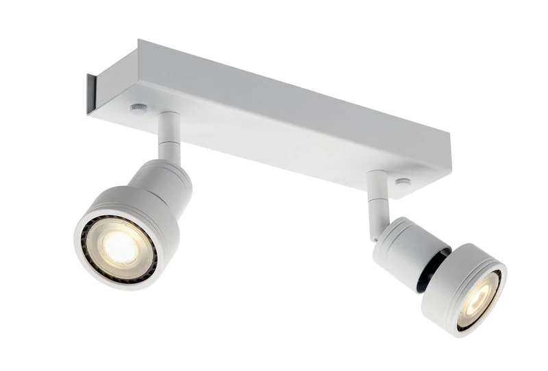 SLV Surface-Mounted Wall and Ceiling Light Puri 2 / Internal Ceiling and Wall Illumination, Surface-Mounted Light, Wall-Mounted Light, Ceiling spot / GU10 50W White