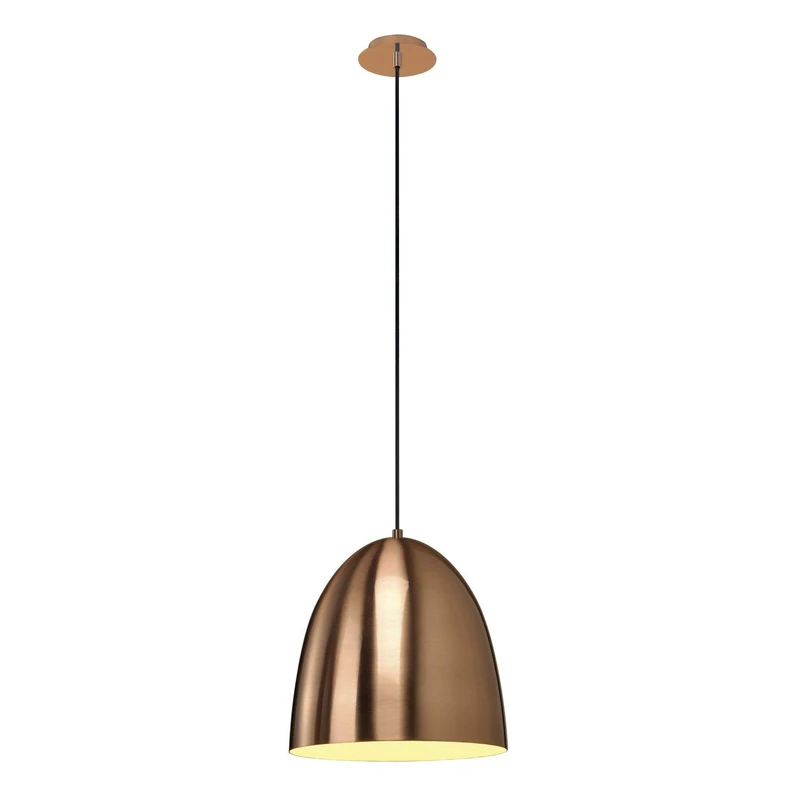 SLV Pendant Light para Cone 30 / Living-Room lamp, Indoor Lighting, Dining Room Drop Light, LED, Ceiling Light / E27 60W Copper
