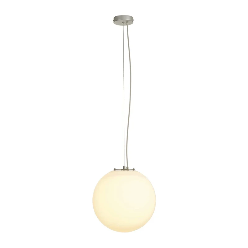 SLV Pendant Light ROTOBALL 40 / Living Room lamp, Interior Lighting, Dining Room Drop Light, LED, Ceiling Light / E27 24W Grey