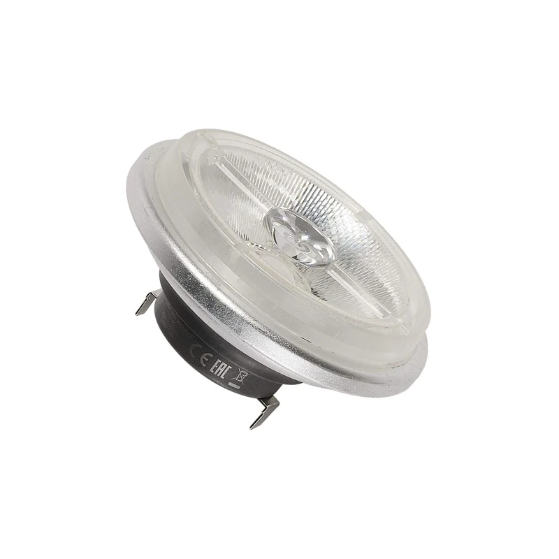 SLV AR111, CREE XT-E LED, 19W, 140°, 4000K, CRI>90, d, Metal, G5.3, 19 W, Silver/Transparent