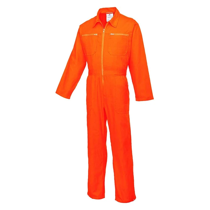 Portwest Men C811 Work Overalls, Orange, XS UK