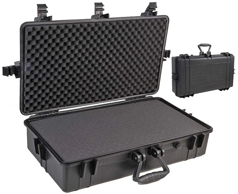 DURATOOL Water Resistant Case with Foam Insert, Black, D03136 - (External 43x472x18cm, Internal 34x64x17cm)