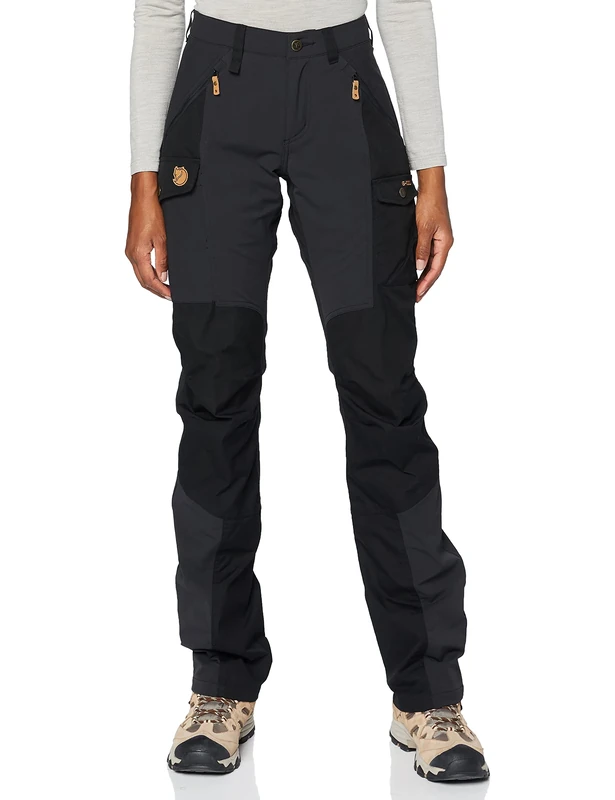 Fjällräven Women Nikka Curved Trousers - Black, Size: 48