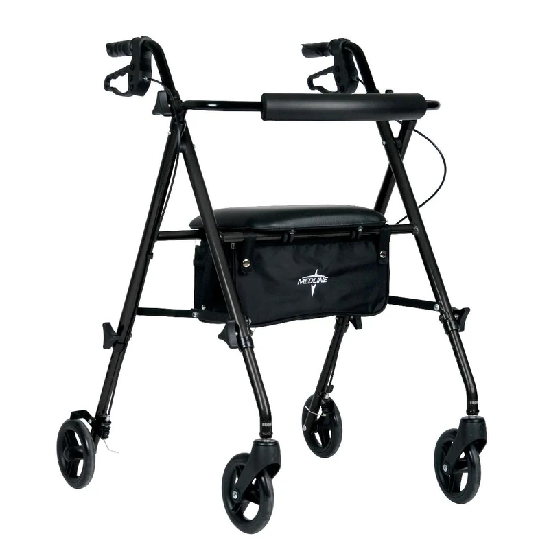 Superlight Aluminum Rollator, Black