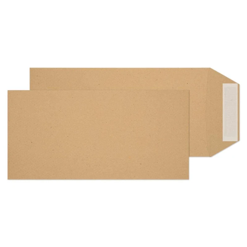Blake Purely Everyday DL 220 x 110 mm 115 gsm Pocket Peel & Seal Envelopes (E3344) Manilla - Pack of 500